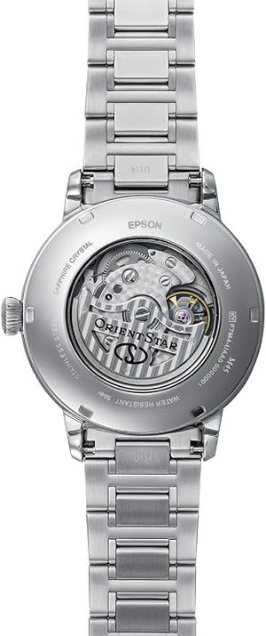 ORIENT STAR MOON PHASE AUTOMATIC INTERCHANGEABLE STRAP M45 F7 MEN WATCH RK-BT0001S