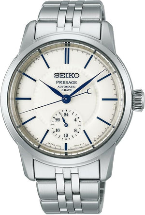 SEIKO PRESAGE CRAFTSMANSHIP AUTOMATIC ARITA PORCELAIN DIAL SILVER MEN WATCH SART003