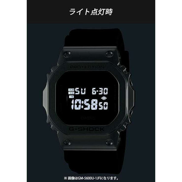 CASIO G-SHOCK DAY-DATE SQUARE DIGITAL DIAL BLACK & GOLD MEN WATCH