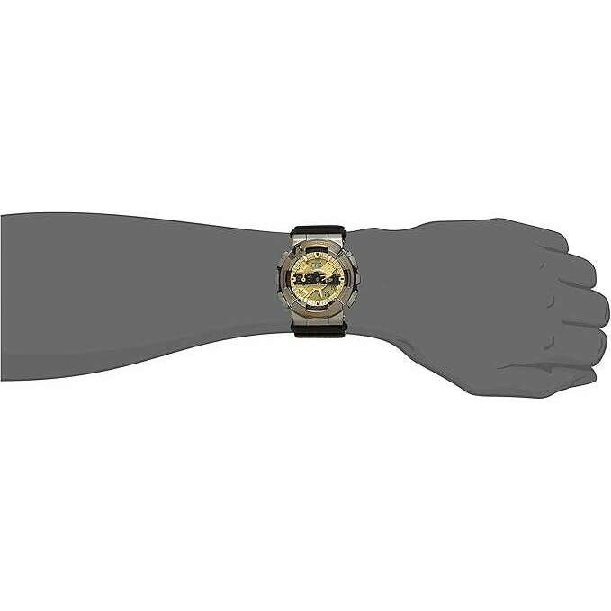 ROOK JAPAN:CASIO G-SHOCK NEW ERA 100TH ANNIVERSARY COLLAB BLACK & GOLD MEN WATCH GM-110NE-1AJR,JDM Watch,Casio G-Shock