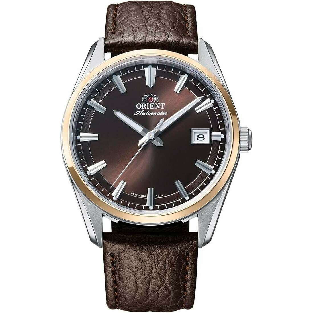 ORIENT STRETTO CONTEMPORARY AUTOMATIC LEATHER STRAP MEN WATCH RN-AC0R03Y