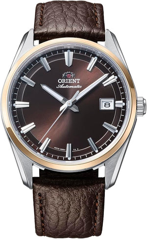 ORIENT STRETTO CONTEMPORARY AUTOMATIC LEATHER STRAP MEN WATCH RN-AC0R03Y