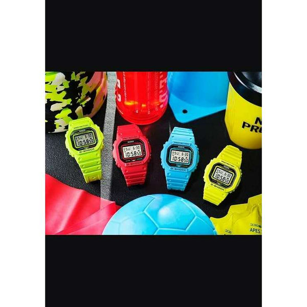 CASIO G-SHOCK ENERGY PACK RED RUBBER STRAP DIGITAL DIAL MEN WATCH