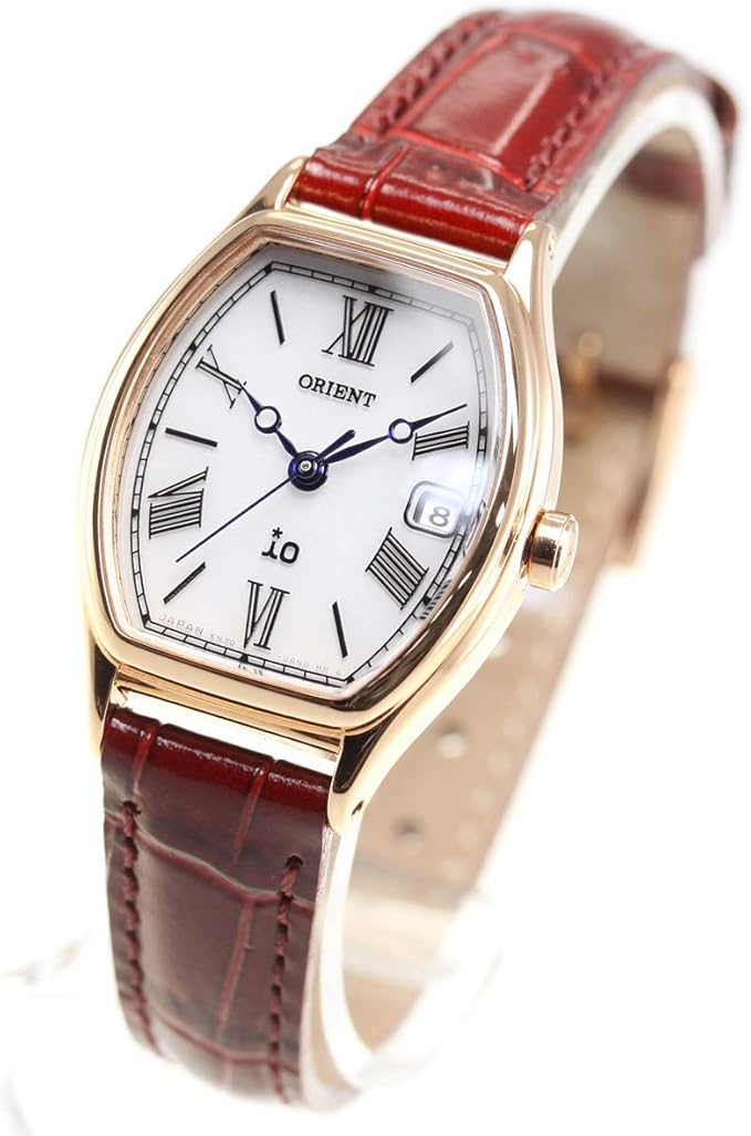 ORIENT IO NATURAL & PLAIN SOLAR BROWN LEATHER STRAP WOMEN WATCH RN-WG0014S