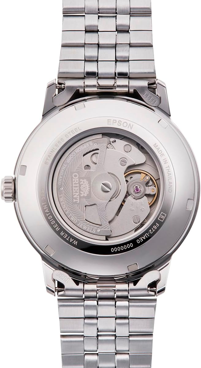 ORIENT CONTEMPORARY AUTOMATIC SILVER & WHITE MEN WATCH RN-AC0F02S