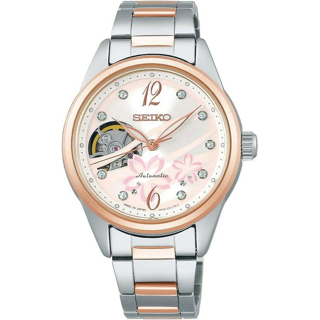 SEIKO SELECTION 2023 SAKURA BLOOMING SILVER & PINK GOLD WOMEN