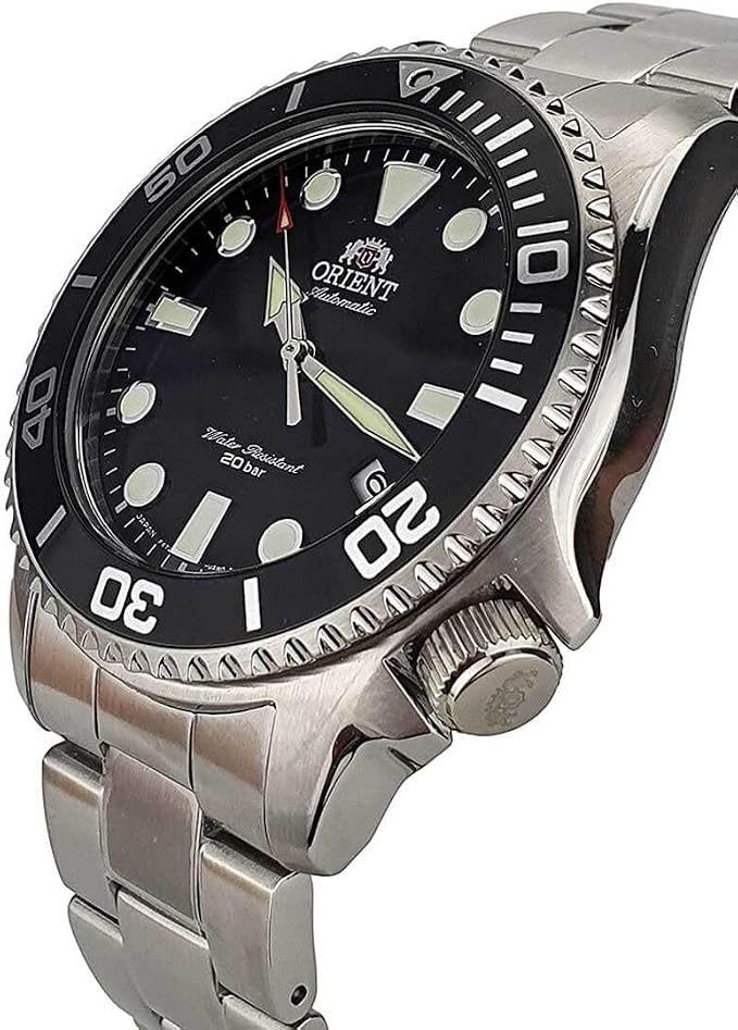 ORIENT AUTOMATIC BLACK 43 MM DIVER MEN WATCH RA-AC0K01B00C