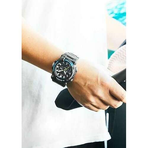 CASIO G-SHOCK FROGMAN BLUETOOTH RADIO SOLAR BLACK & BLUE MEN WATCH