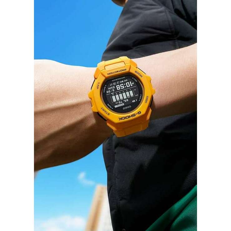 ROOK JAPAN:CASIO G-SHOCK G-SQUAD BLUETOOTH DAY-DATE DIGITAL YELLOW MEN WATCH GBD-300-9JF,JDM Watch,Casio G-Shock