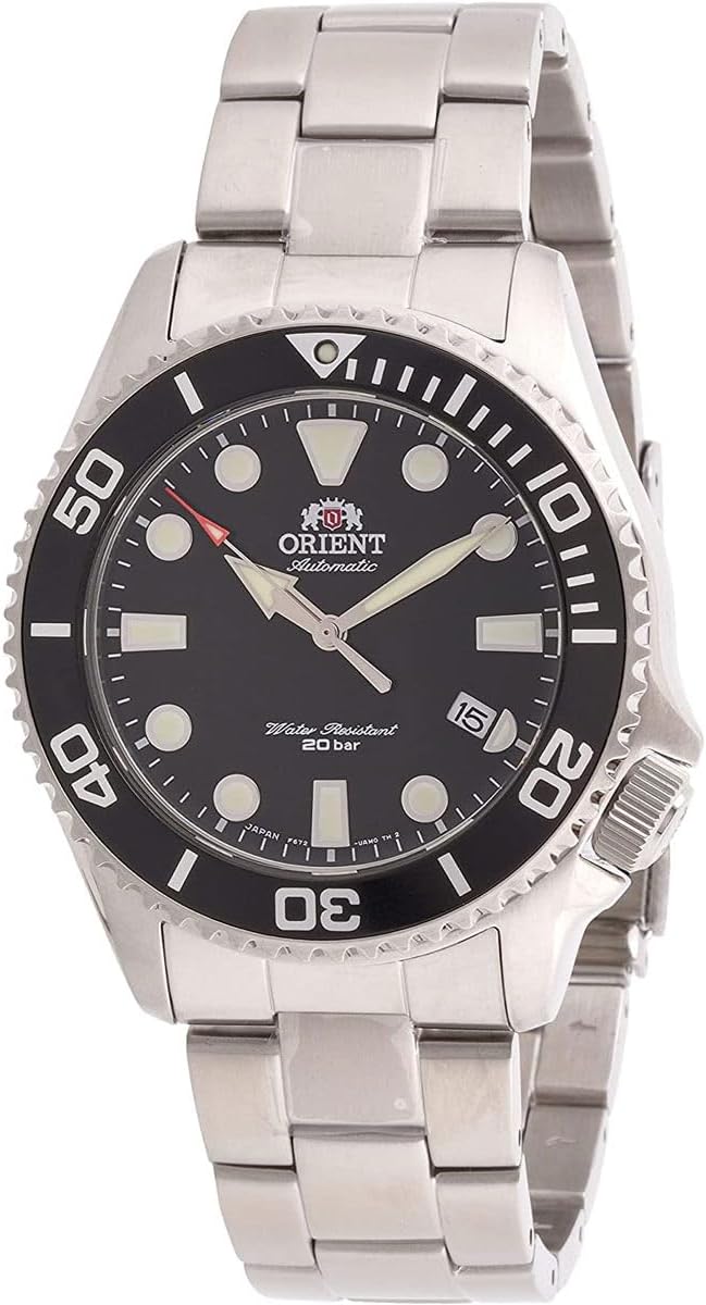 ORIENT AUTOMATIC BLACK 43 MM DIVER MEN WATCH RA-AC0K01B00C