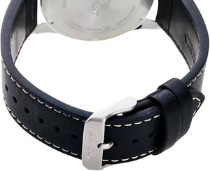 ORIENT AUTOMATIC FLIGHT BLACK LEATHER STRAP MEN WATCH RN-AC0H03B