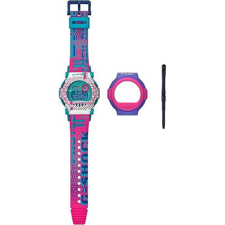 ROOK JAPAN:CASIO G-SHOCK BLUETOOTH REMOVABLE BEZEL LIMITED PINK x BLUE MEN WATCH G-B001RG-4JR,JDM Watch,Casio G-Shock