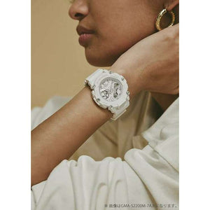 ROOK JAPAN:CASIO G-SHOCK MID-SIZE MODEL WHITE COTTON BEIGE UNISEX WATCH GMA-S2200-7AJF,JDM Watch,Casio G-Shock