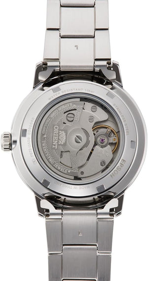 ORIENT BASIC CONCEPT AUTOMATIC CLASSIC SILVER & WHITE MEN WATCH RN-AC0E02S