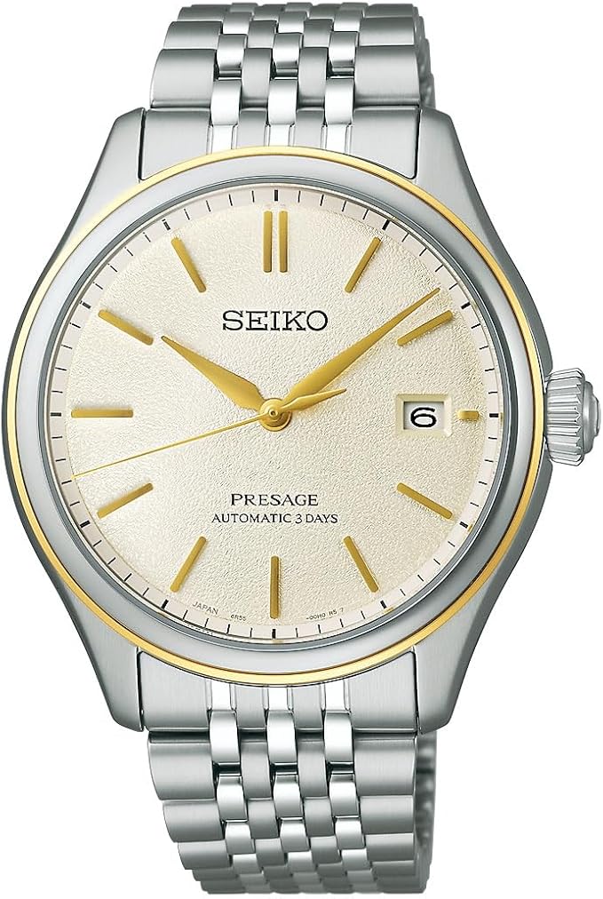 SEIKO PRESAGE CLASSIC SERIES MECHANICAL AUTOMATIC SILVER MEN WATCH SARX126