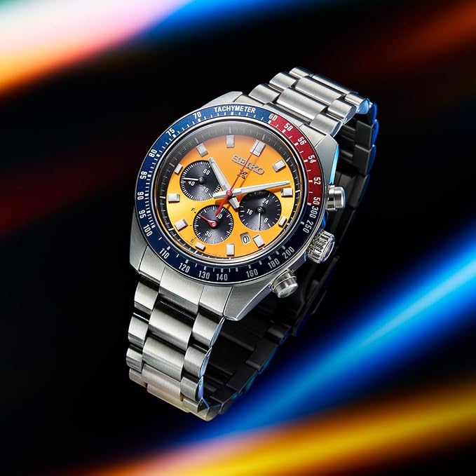 SEIKO PROSPEX SPEEDTIMER SOLAR CHRONOGRAPH 41 MM MEN WATCH HBJ004P