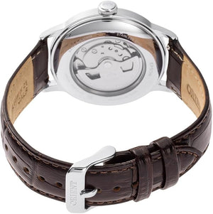 ORIENT BAMBINO AUTOMATIC LEATHER STRAP GREEN DIAL MEN WATCH RN-AC0023E