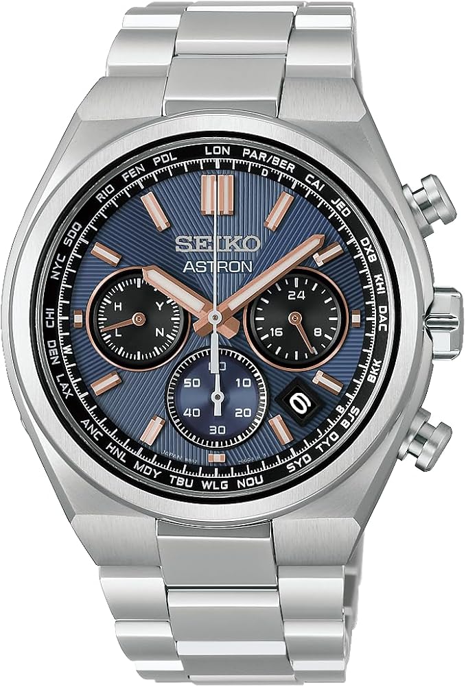 SEIKO ASTRON NEXTER SOLAR RADIO WAVE 41 MM MEN WATCH HAD001J
