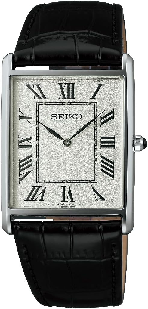 SEIKO SELECTION NANO UNIVERSE SPECIAL EDITION SILVER & BLACK MEN WATCH SSEH019