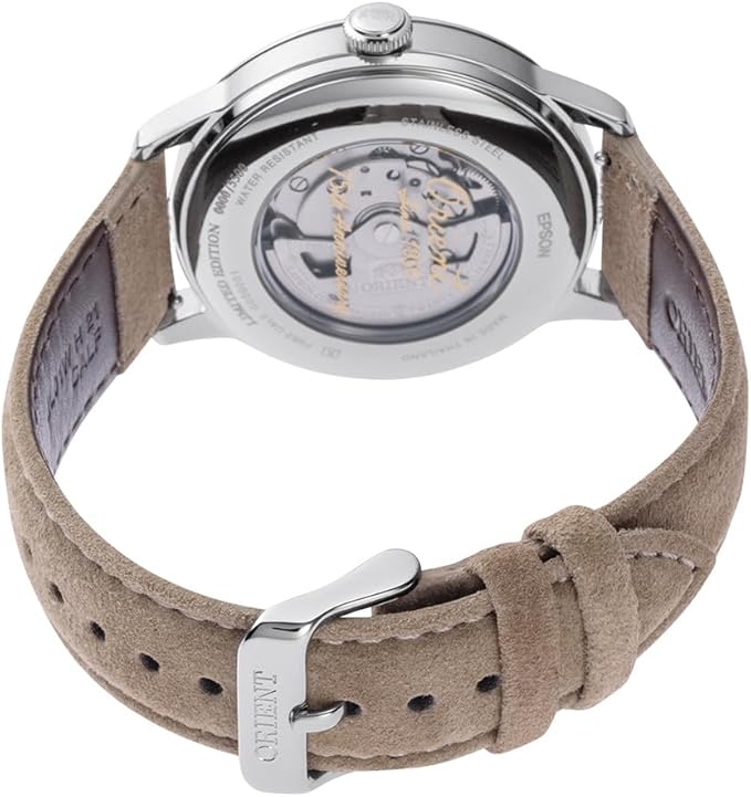 ORIENT BAMBINO SUN&MOON 75TH ANNIVERSARY INTERCHANGEABLE STRAP MEN WATCH (750 LIMITED) RN-AK0808S
