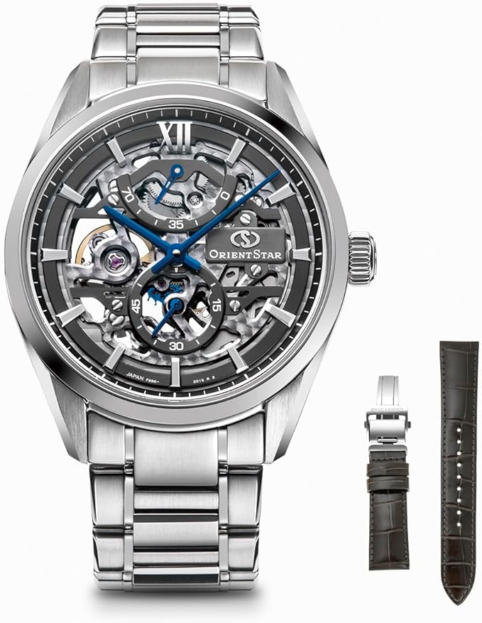 ORIENT STAR M34 F8 SKELETON HANDWITING MECHANICAL MEN WATCH (LIMITED 200) RK-AZ0102N