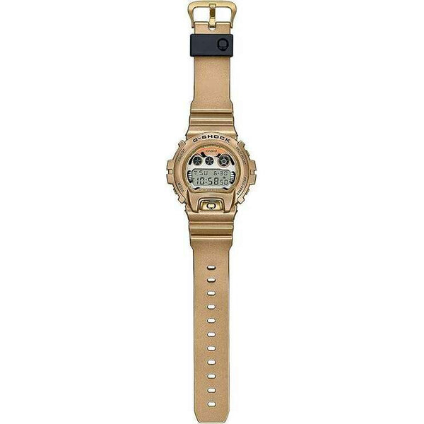 CASIO G-SHOCK BLACK EYE PATCH DARUMA DESIGN DIGITAL GOLD MEN WATCH