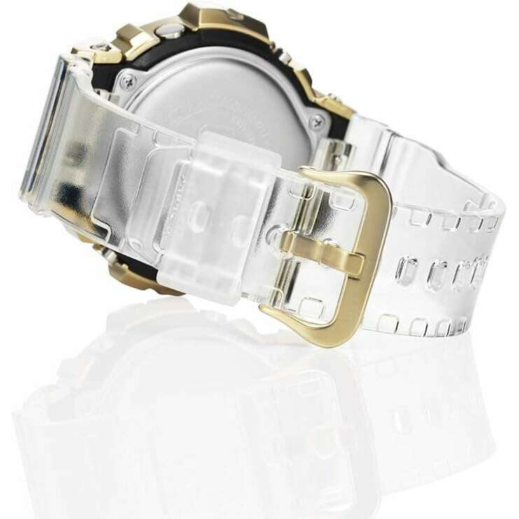 ROOK JAPAN:CASIO G-SHOCK METAL COVERED DIGITAL GOLD & CLEAR MEN WATCH GM-6900SG-9JF,JDM Watch,Casio G-Shock