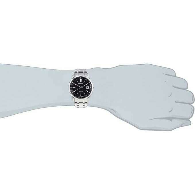 ROOK JAPAN:CITIZEN EXCEED ECO-DRIVE RADIO CONTROLLED PERFEX SILVER & BLACK MEN WATCH EBG74-5025,JDM Watch,Citizen Exceed