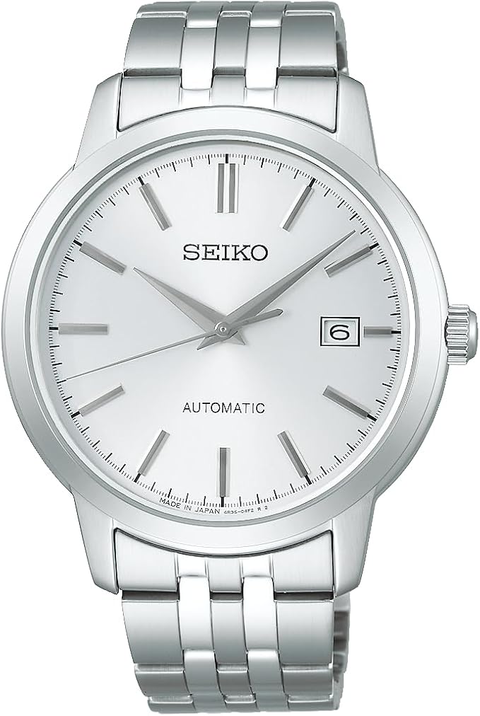 SEIKO SELECTION S SERIES INTERNATIONAL LINE MECHANICAL AUTOMATIC SILVER MEN WATCH SCVE059
