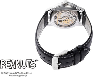 ORIENT BAMBINO AUTOMATIC PEANUTS COLLAB LEATHER STRAP MEN WATCH (LIMITED 150) RN-AC0M16S