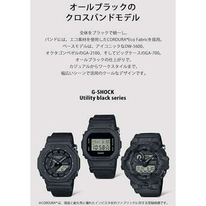 ROOK JAPAN:CASIO G-SHOCK UTILITY BLACK SERIES CORDURA ECO FABRIC STRAP MEN WATCH GA-700BCE-1AJF,JDM Watch,Casio G-Shock
