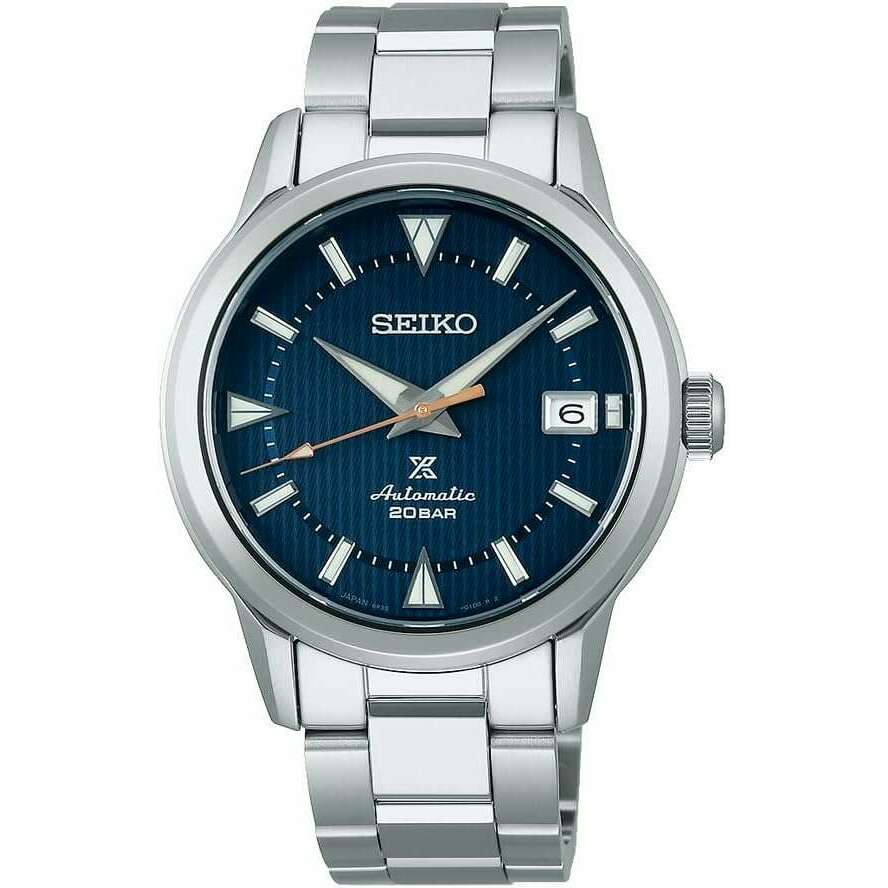 ROOK JAPAN:SEIKO PROSPEX ALPINIST MECHANICAL AUTOMATIC SILVER & BLUE MEN WATCH SBDC159,JDM Watch,Seiko Prospex
