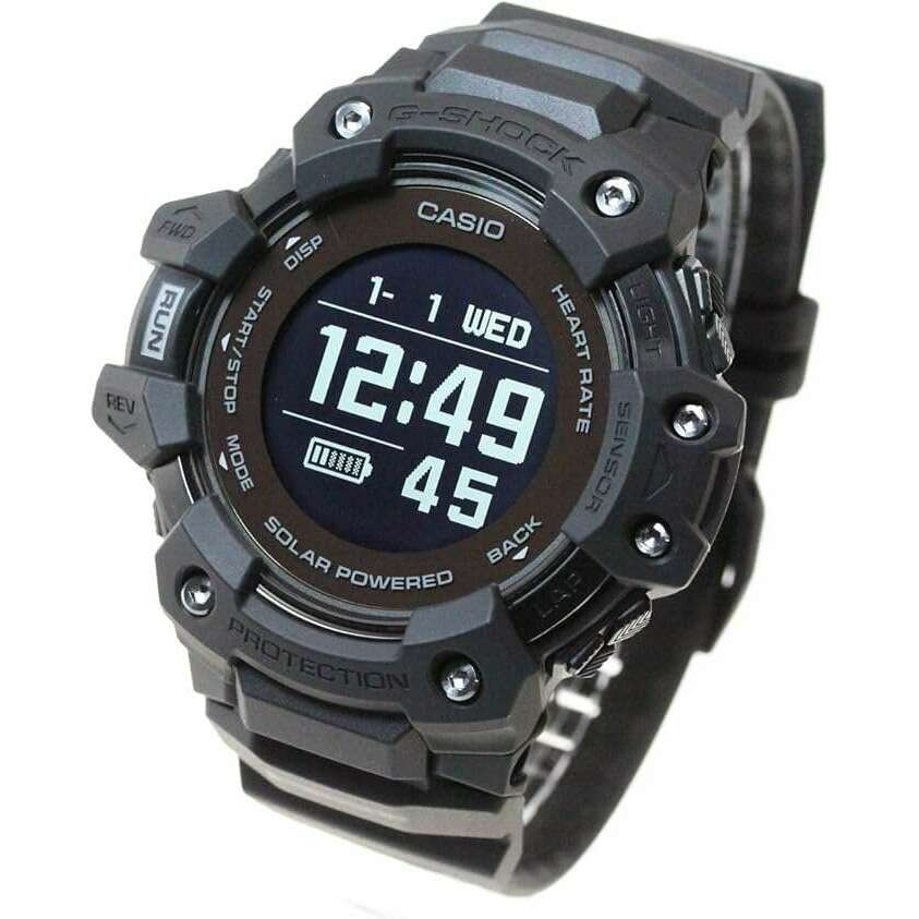 CASIO G-SHOCK G-SQUAD BLACK DIGITAL MEN WATCH GBD-H1000-1JR