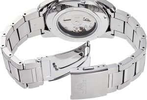 ORIENT SUN&MOON AUTOMATIC CONTEMPORARY WHITE SILVER MEN WATCH RN-AK0301S