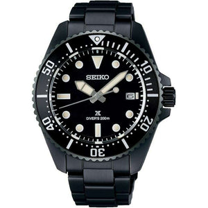 ROOK JAPAN:SEIKO PROSPEX DIVER SCUBA PADI SOLAR ALL BLACK MEN WATCH SBDJ065,JDM Watch,Seiko Prospex
