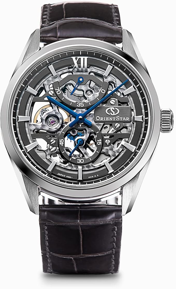 ORIENT STAR M34 F8 SKELETON HANDWITING MECHANICAL MEN WATCH (LIMITED 200) RK-AZ0102N