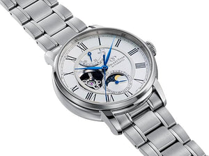 ORIENT STAR MOON PHASE AUTOMATIC INTERCHANGEABLE STRAP M45 F7 MEN WATCH RK-BT0001S
