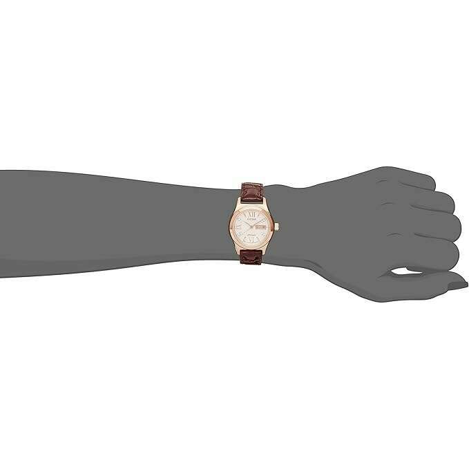ROOK JAPAN:CITIZEN COLLECTION SEE-THROUGH BACK BROWN ALLIGATOR LEATHER STRAP LADIES WATCH PD7162-04A,JDM Watch,Citizen Collection