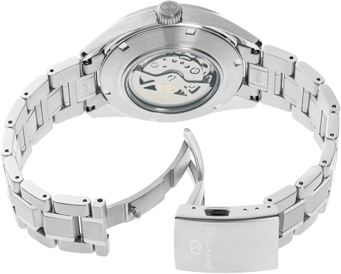 ORIENT STAR AUTOMATIC MODERN SKELETON OPEN HEART SILVER MEN WATCH RK-AV0125S