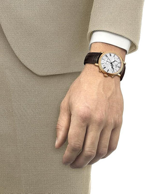 TISSOT T-CLASSIC CARSON PREMIUM 41 MM IMPORT MEN WATCH T122.417.36.033.00