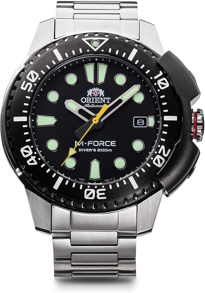 ORIENT M-FORCE AUTOMATIC 47 MM DIVER MEN WATCH RN-AC0L01B