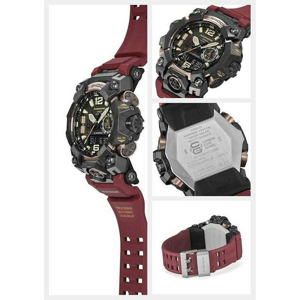 CASIO G-SHOCK MASTER OF G MUDMASTER SERIES ANALOG DIGITAL RED MEN