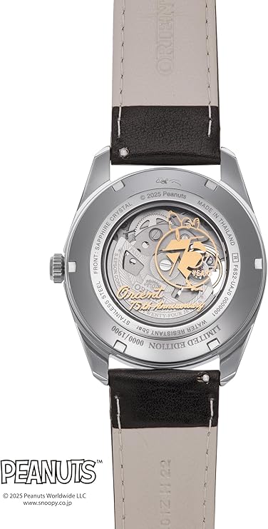 ORIENT CONTEMPORARY SEMI-SKELETON AUTOMATIC PEANUTS COLLAB MEN WATCH (LIMITED 100) RN-AR0011S