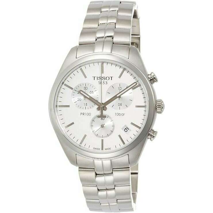 TISSOT PR 100 QUARTZ CHRONOGRAPH 41 MM MEN WATCH T101.417.11.031.00