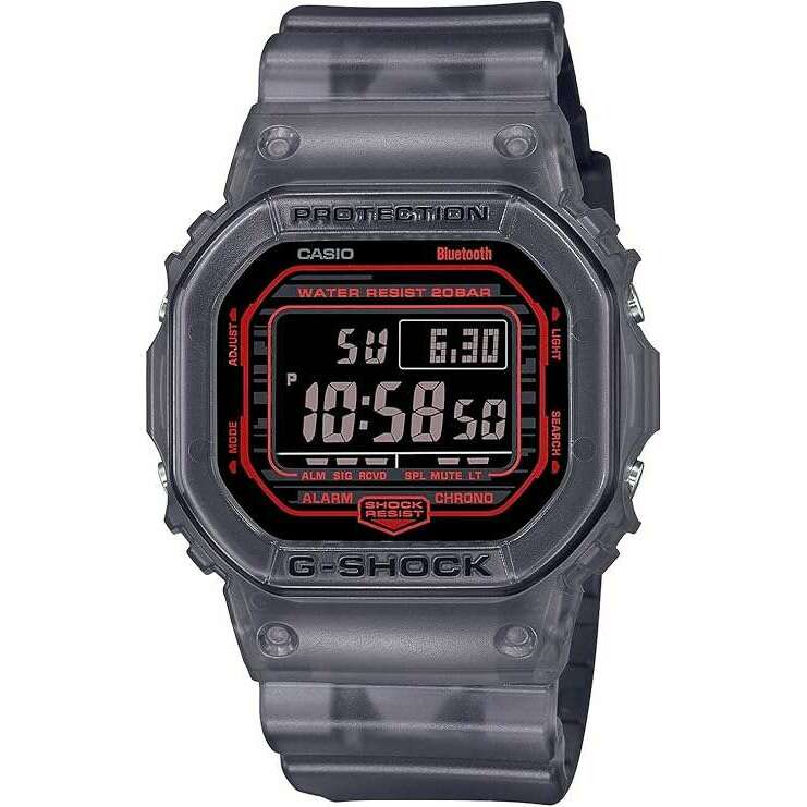 ROOK JAPAN:CASIO G-SHOCK BLUETOOTH DAY-DATE DIGITAL DIAL BLACK SKELETON MEN WATCH DW-B5600G-1JF,JDM Watch,Casio G-Shock