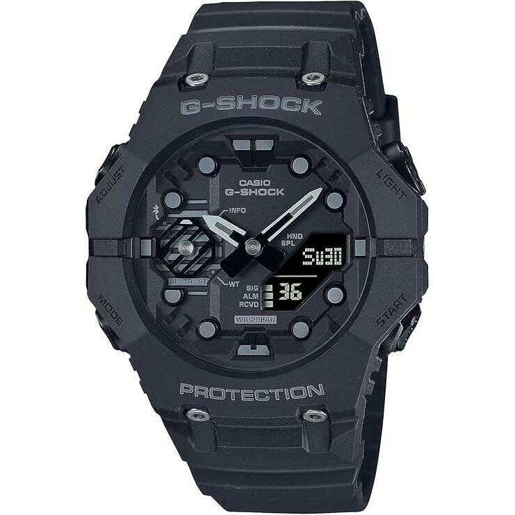 ROOK JAPAN:CASIO G-SHOCK BLUETOOTH ANALOG DIGITAL ALL BLACK MEN WATCH GA-B001-1AJF,JDM Watch,Casio G-Shock