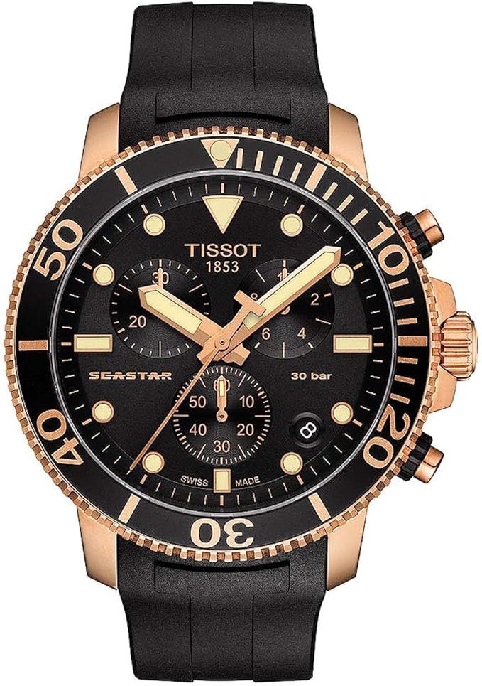 TISSOT SEASTAR 1000 QUARTZ CHRONOGRAPH 45.5 MM MEN WATCH T120.417.37.051.00
