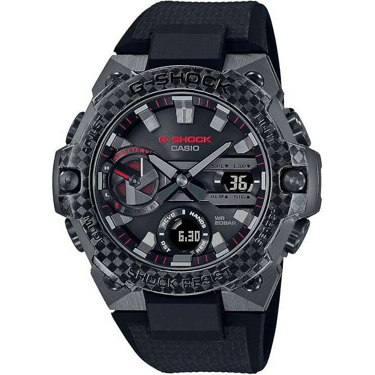 ROOK JAPAN:CASIO G-SHOCK G-STEEL WEB-EXCLUSIVE CARBON CORE GUARD BLACK MEN WATCH GST-B400X-1A4JF,JDM Watch,Casio G-Shock