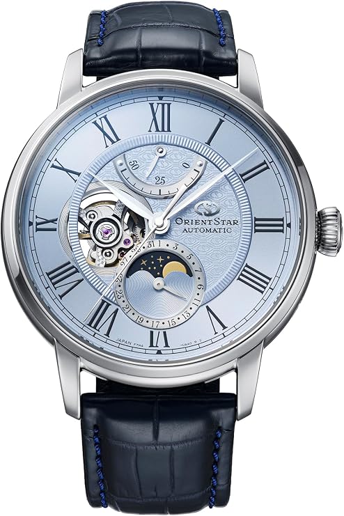 ORIENT STAR MOON PHASE AUTOMATIC M45 F7 MEN WATCH (270 LIMITED) RK-BT0003L