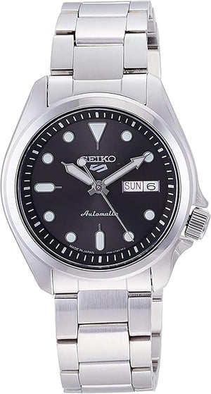 SEIKO 5 SPORTS SOLID BOY SPORTS STYLE DAY-DATE SILVER & GREY MEN WATCH SBSA041